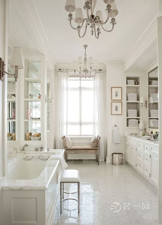 让你的浴室与众不同 不妨试试大胆的壁纸装饰