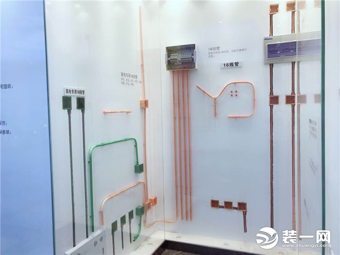 天津怡家装饰实体店建材区工艺展示