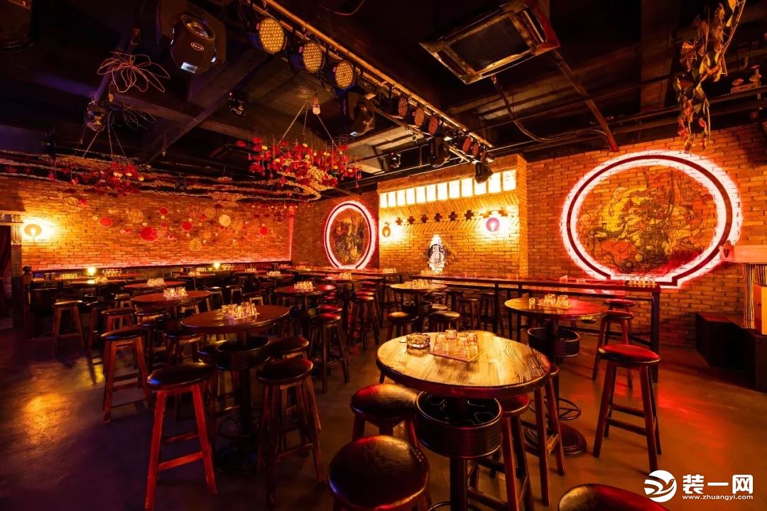 新中式风格酒吧装修效果图